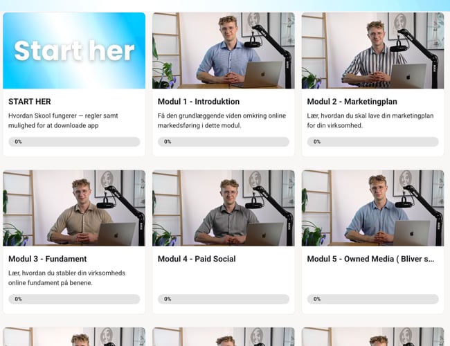 Færdigbygget marketingbureau til salg – godt domæne og hjemmeside samt fantastiske videotestimonials www.DinMarketing.dk - Værdiansat af virksomhedsmægler