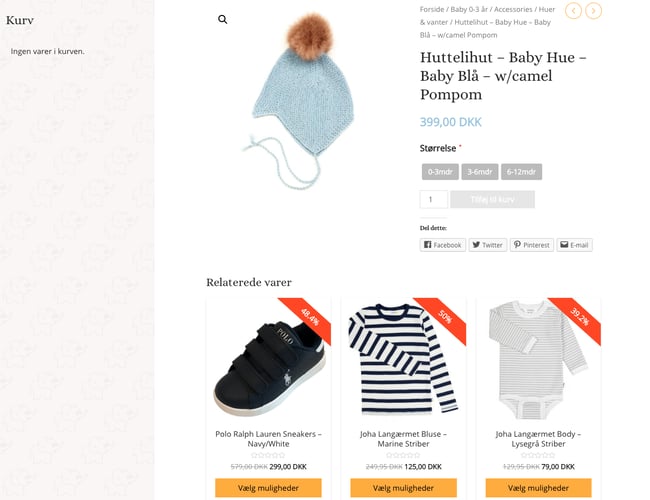 Ollifant.dk - Meget populær webshop med børnetøj og tilbehør - Omsætning 1.699.128 kr. i 2018