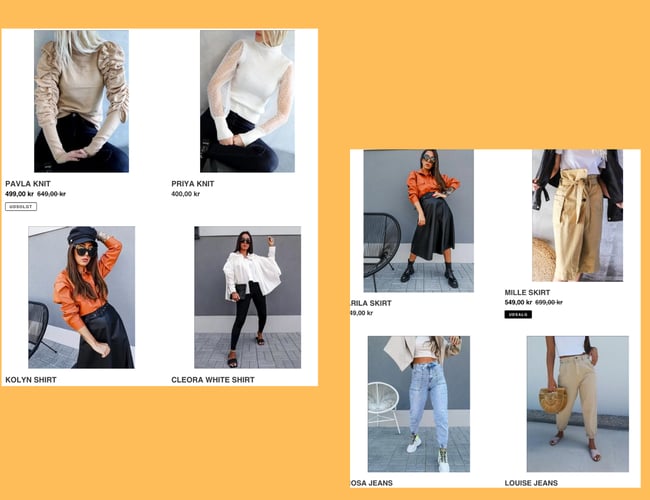 Online Webshop med smukt tøj til Kvinder - 4-5* avance