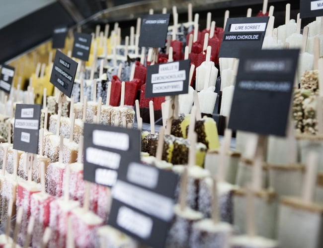 Danmarks første gelateria med frisklavede italienske ispinde
