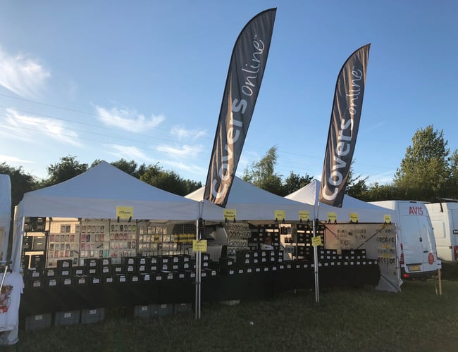 Webshop med mobil tilbehør til salg med varelager på 200.000 kr.