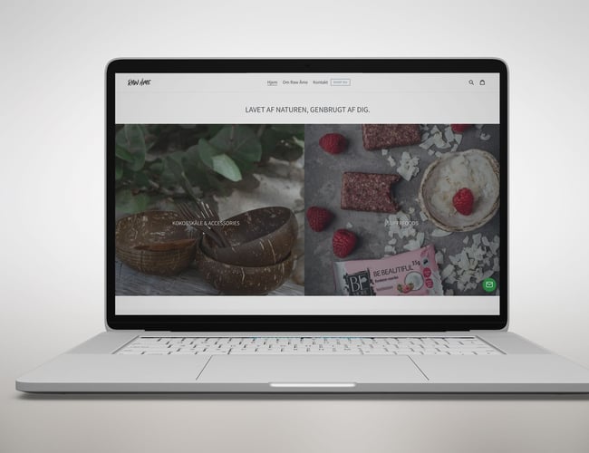 Webshop med veganske og miljøvenlige produkter til spotpris