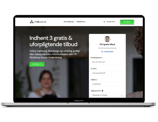 findbureau.dk - 3 tilbud til at finde et bureau til din opgave. 