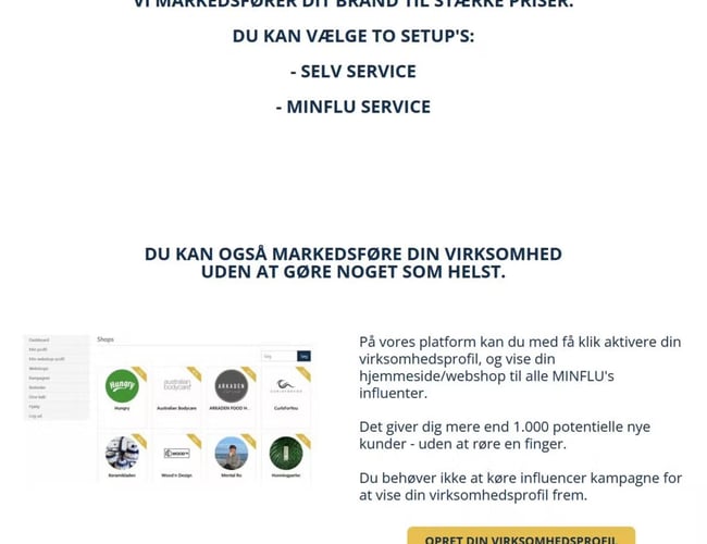 Dansk Influencer marketing platform 