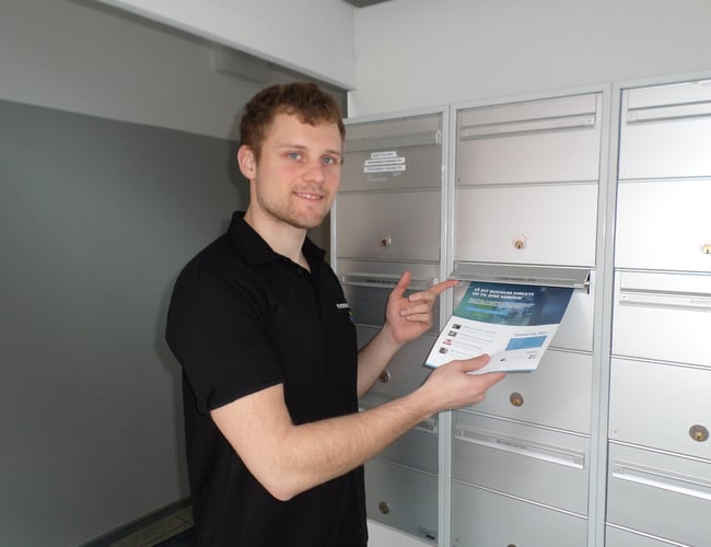 Flyer omdeling virksomhed til salg