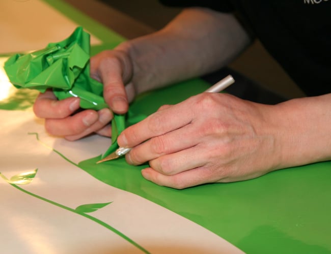 Trykkeri og skiltevirksomhed med 90% B2B kunder - Dækningsbidrag på 1 mio. kr. i 2018