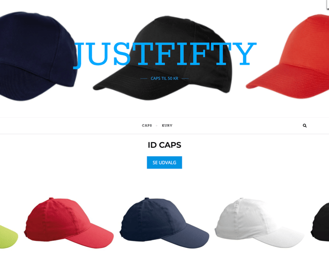 CAPS WEBSHOP - GOD STARTWEBSHOP