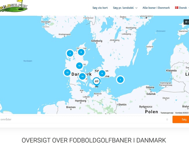 Fodboldgolf.dk sælges - Indtjening på salg af "plus profiler" - masser af god SEO