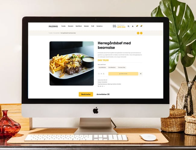 Køreklar webshop og visuel identitet til restaurant/pizzaria