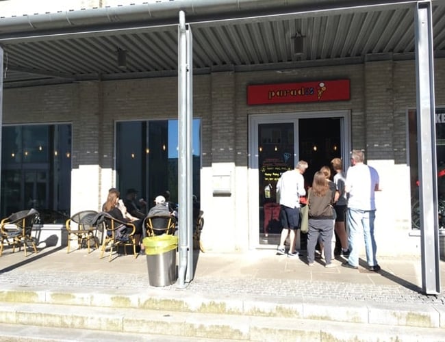 Perfekt lokation til is-bar eller lign. - Afståelse