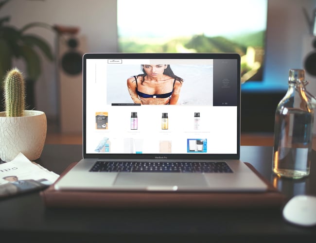 Webshop med salg af selvbruner, solcreme m.m.