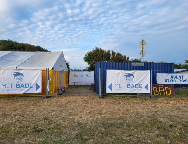 Udlejningsfirma med badefaciliteter til festivaler og mobil varmeanlæg - Søger partner - Roskilde, Smukfest, Nibe m.m.