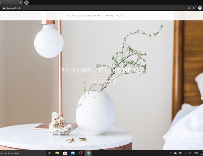 Dropshipping Webshop af unikke møbler - dinemøbler.dk