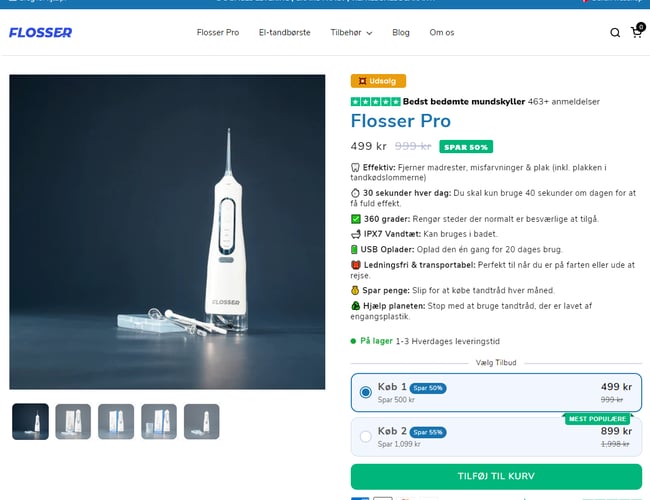 Flosser.dk - Danmarks førende mundskyller webshop