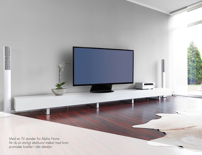 Handelsvirksomhed med innovative tv-standere og salg via 6 forhandlere