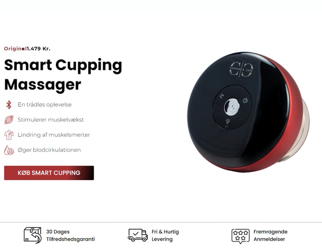 Webshop med salg af kvalitets smart cupping udstyr sælges