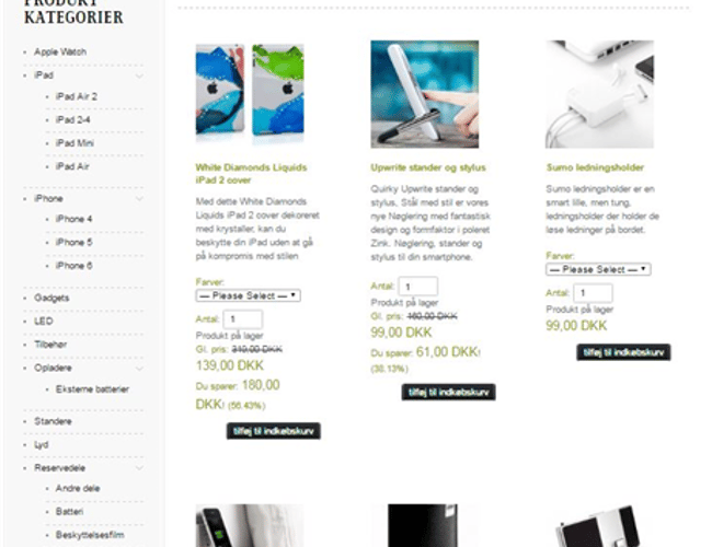 Webshop med store muligheder for den rigtige