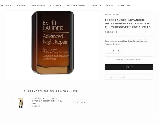 Køreklar Hudpleje webshop - med dropshipping leverandør!