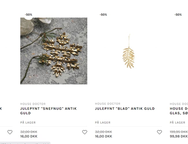 BRUGERVENLIG WEBSHOP SÆLGES (UDEN VARELAGER) 