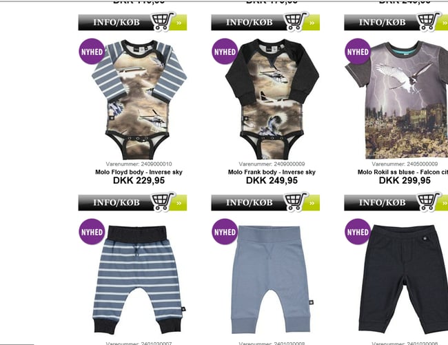 Kendt børne webshop med top placeringer i google