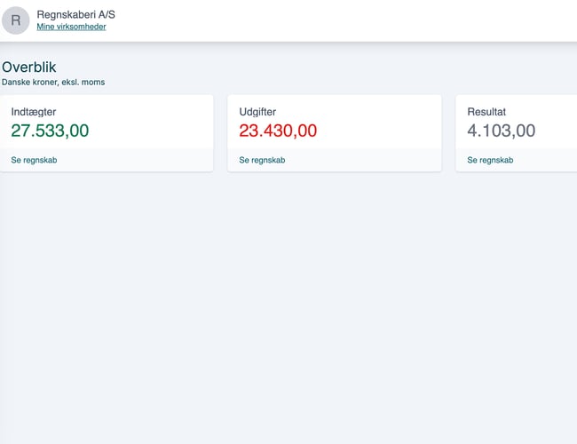 Regnskabsprogram til salg