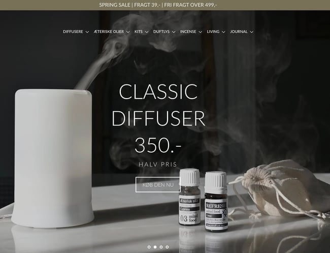 BOTANICAL HOME SCENT: Unikt produkt med gennemført Visuelt Brand - Webshoppen omsatte i 2022: 360.000,- kr.