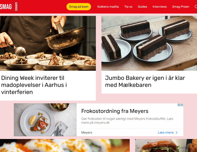 Attraktivt online madunivers - Årlig omsætning på mellem 200-300.000 kr. 