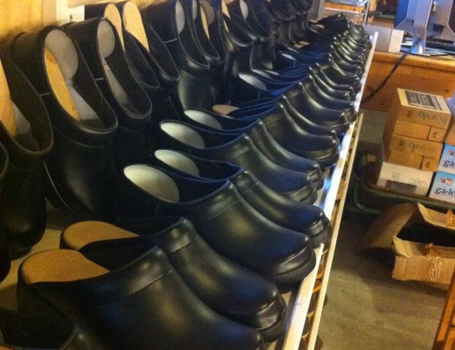 Træsko/ sandal hobby produktion med faste kunder og god dækningsgrad