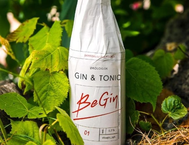 Overtagelse af drikkeklart gin & tonic koncept 