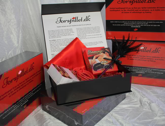 Webshop erotisk spil  - Erotisk handlings spil på Dansk og Dansk produceret.