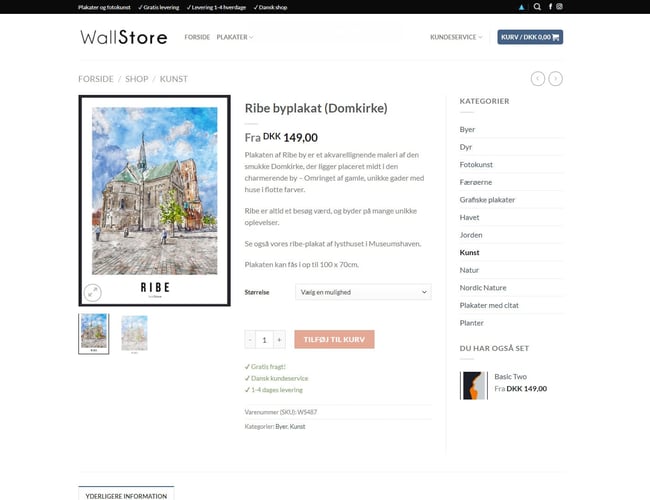WallStore - Dansk plakatwebshop med stort potentiale