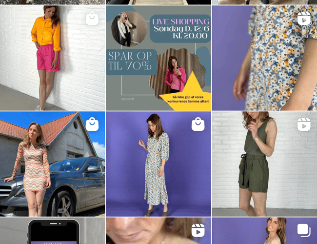Webshop - Moderne tøj til yngre kvinder - Professionelt udviklet webshop - omsat for 114.000 kr. inkl. moms