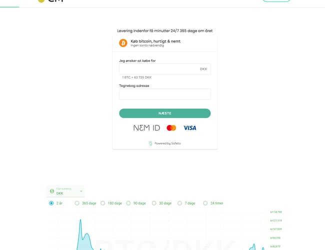 Coinmarket.dk Krypto coin børs omsat for 5 millioner på blot få måneder