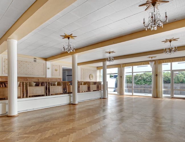 Unik mulighed! Velfungerende spisested og selskabslokaler med stort overskud