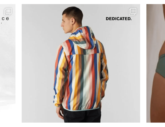 Brand identitet og Webshop - Fashion - bæredygtigt koncept