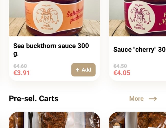 Market goods delivery service