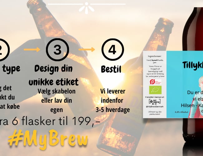 Webshop med design af egen Øl etiket - Dækningsgraden er gennemsnitlig ca 50%