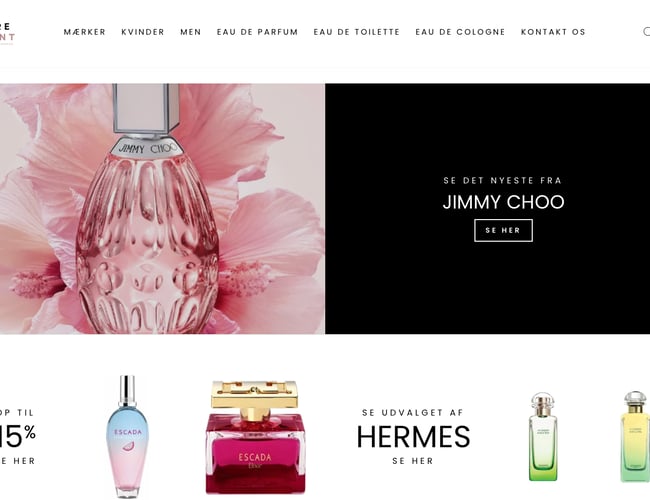 Køreklar Parfume webshop Purescent.dk - med dropshipping leverandør!