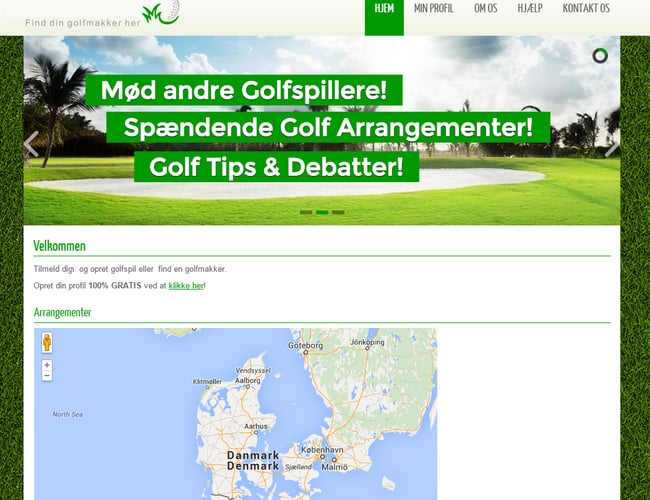 Hjemmeside med potentiale 