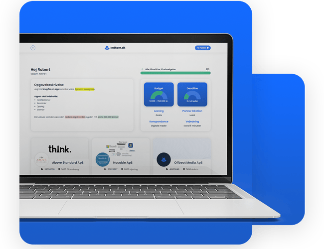 Konsulent- og tilbudsportal med stort potentiale