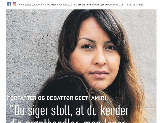 Populær lokalavis til salg