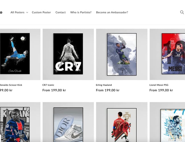 Plakat webshop til salg - Fokusér på marketing og salg uden bekymringer om varelager!