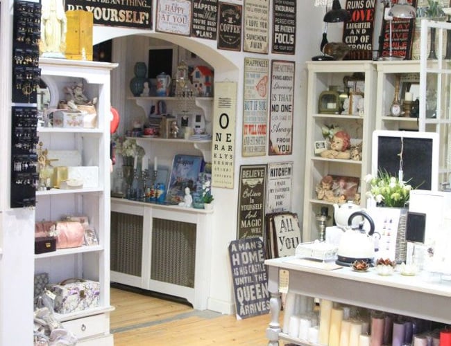 Te, kaffe, delikatesser og brugskunst