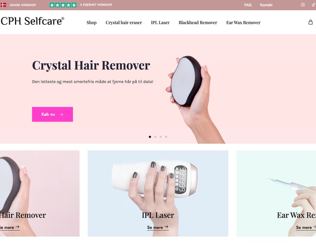 Salg af Webshop i attraktiv branche med varelager (Aktiver ikke virksomhed)