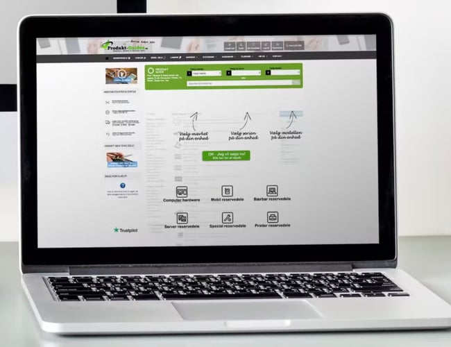 Produkt-guiden.dk - 10 år gammel webshop med dagligt salg og omsætning på 575.000,-