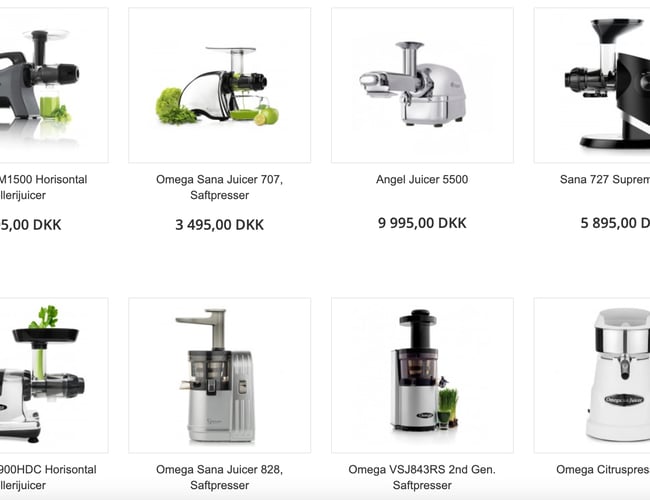 Dansk/Svensk niche webshop med 'high-end' køkkenmaskiner. - Overskud før skat: 200.000 kr. 