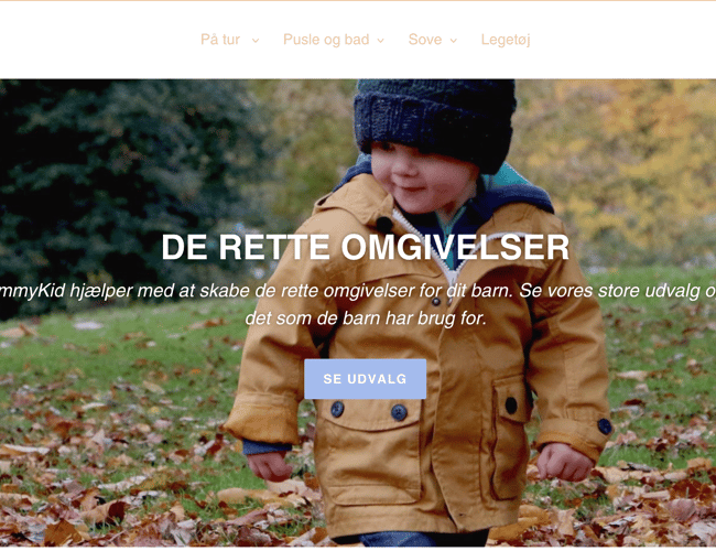 Dropshipping butik med salg af baby-børne udstyr