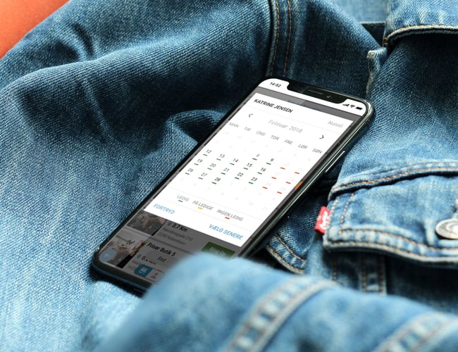 Booking app system der kan tilpasses din branche (Android og iOS)