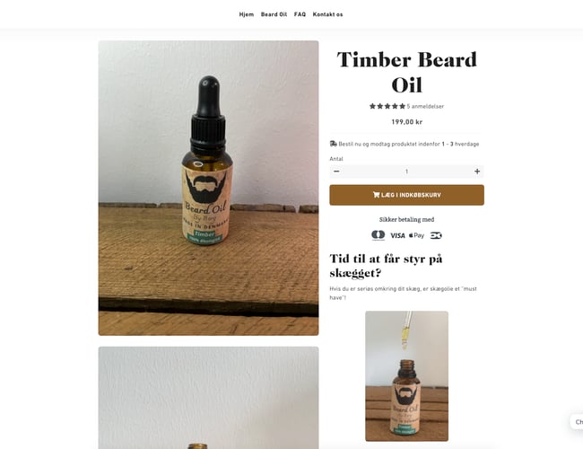 BeardsbyBerg.dk - Webshop med skægpleje produkter