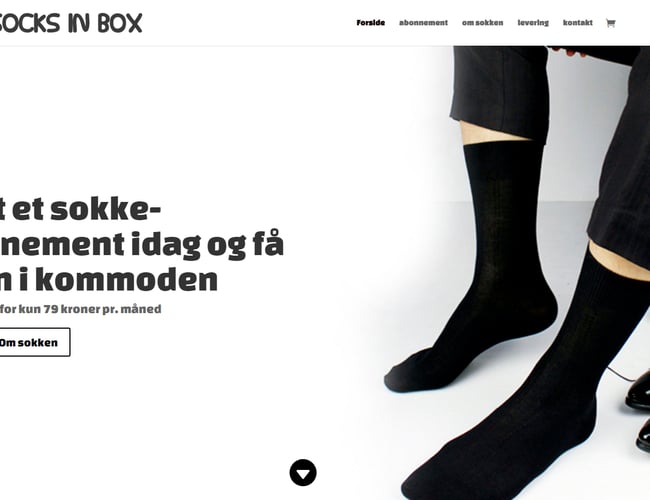 Sorte sokker på abonnement